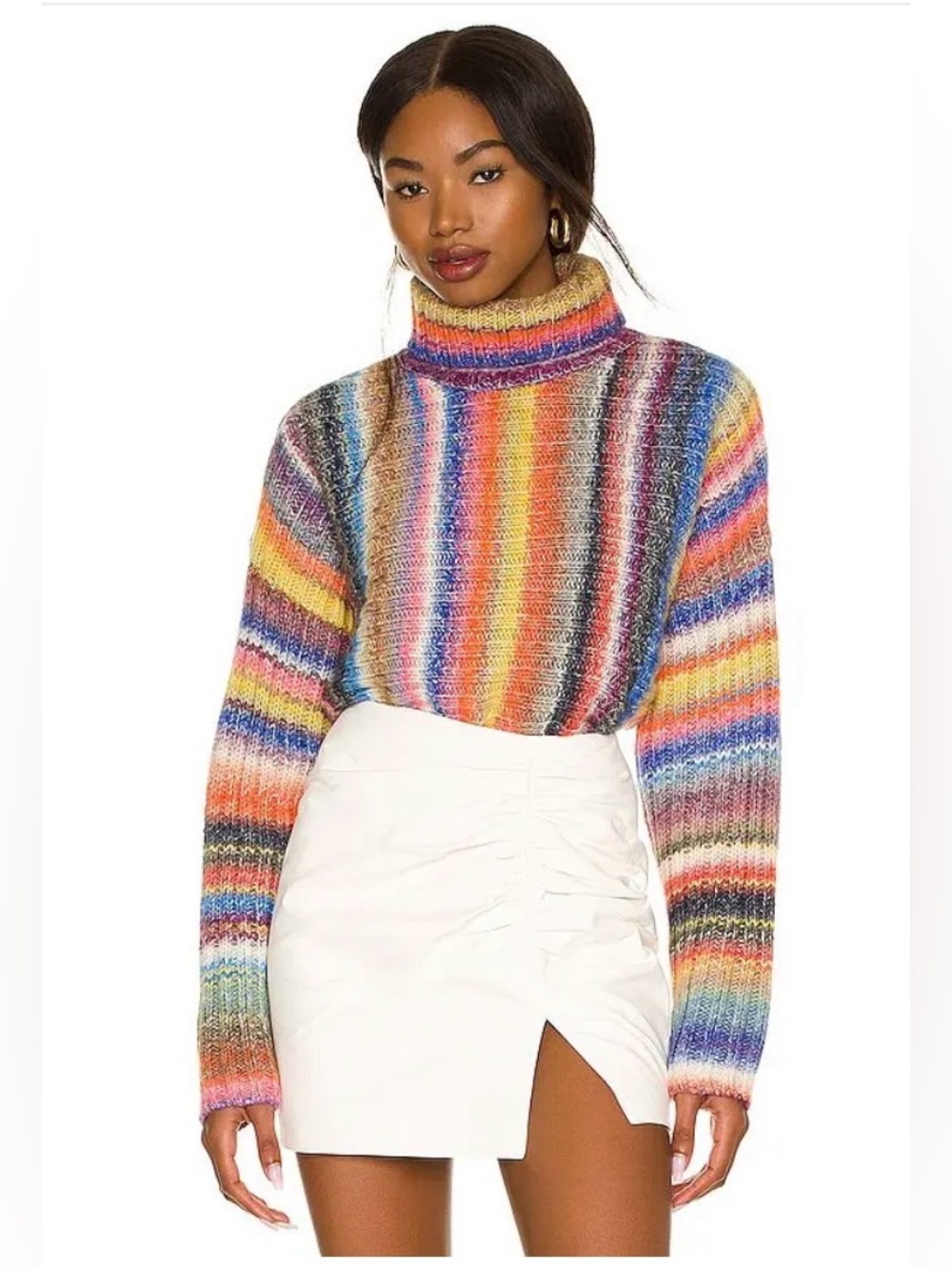 Cinq a Sept Sophia Sweater in Orange Small